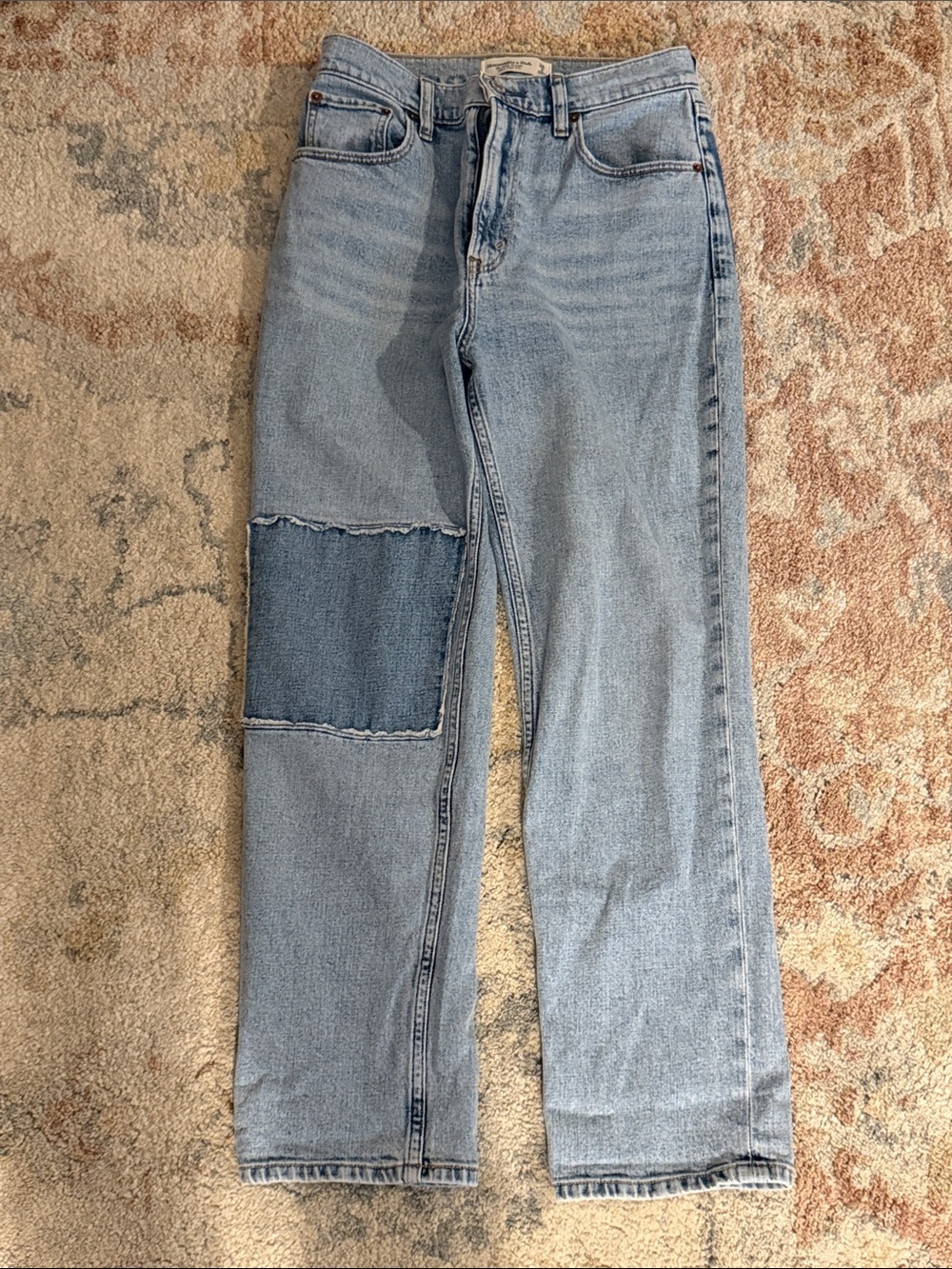Abercrombie and Fitch Ultra High Rise Ankle Straight